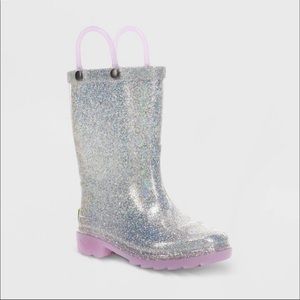 Light up kids rain boots
